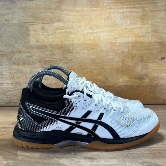 Asics Shoes - Asics Gel-Rocket Womens Size 6.5 Volleyball Shoes Sneakers Black White 1072A034